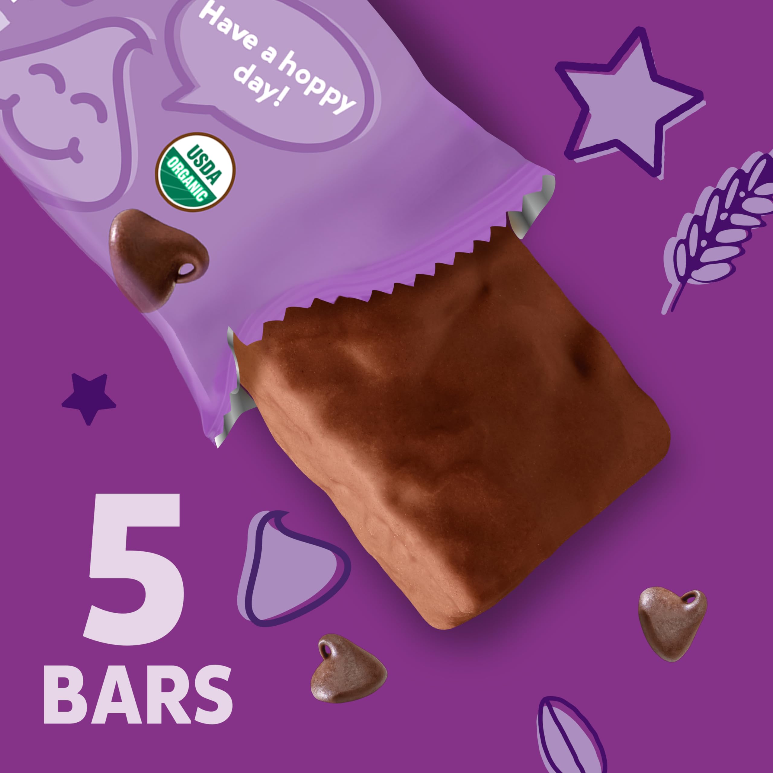 Annie's Chocolate Dipped, Chewy Chocolate Chip Granola Bars, 5 ct (Pack of 12) - Image 4
