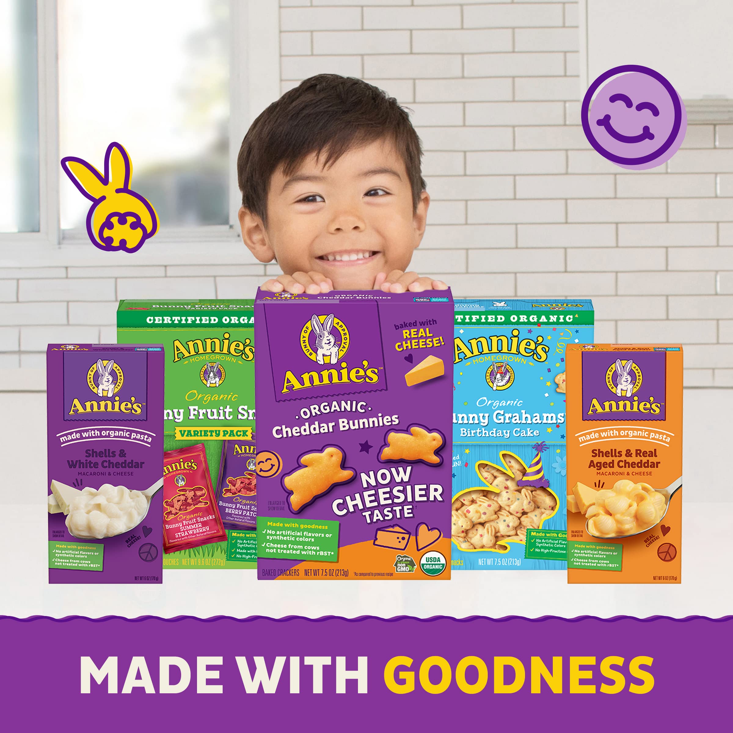 Annie's Homegrown Homegrown Bees Bugs, & Butterflies Fruit Snacks, 4 oz - Image 7